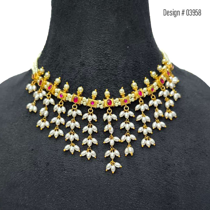 DVNYTY 925 Silver Guttapusala Choker