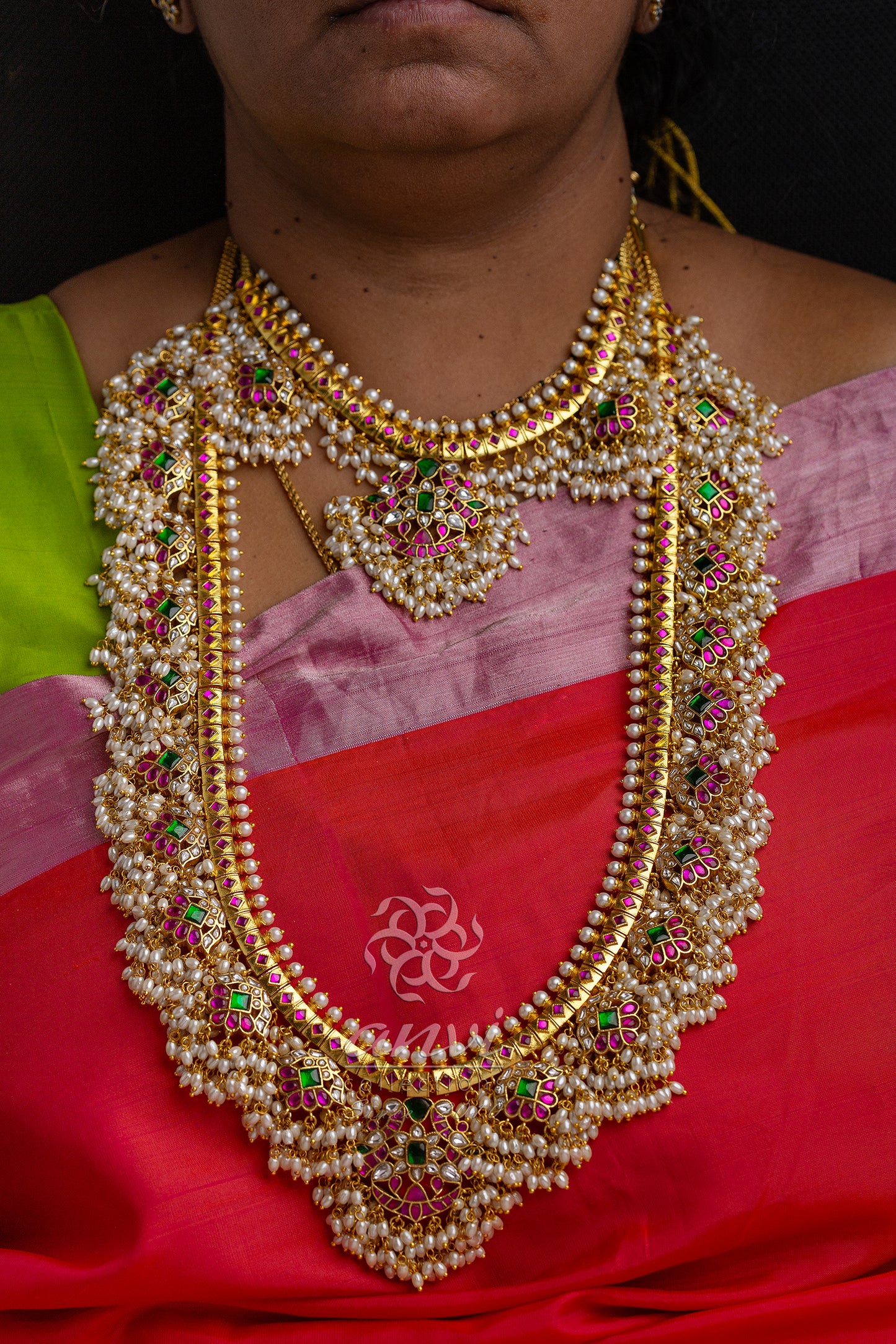 30 inches long Guttapusala Long Bridal Haaram