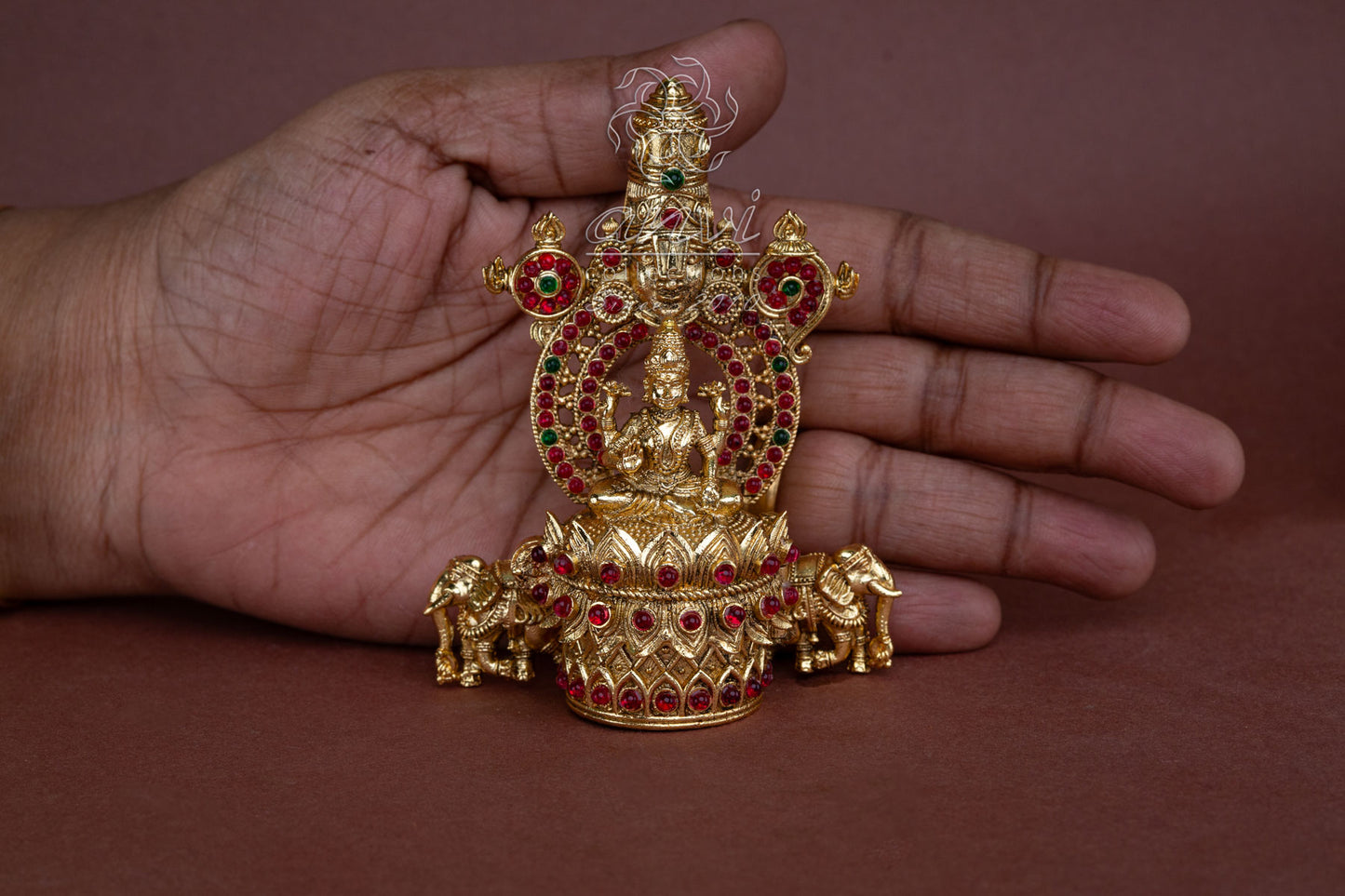 Balaji Elephant Tall Sindoor Box