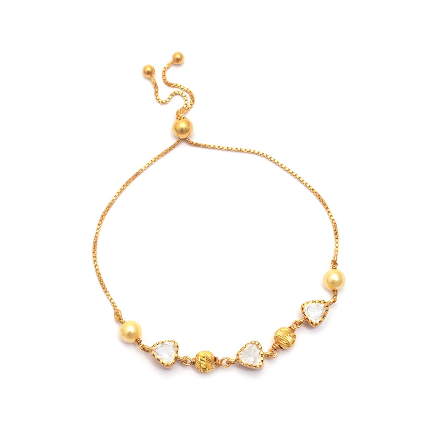 DVNYTY 925 Silver Adjustable Moissanite Bracelet