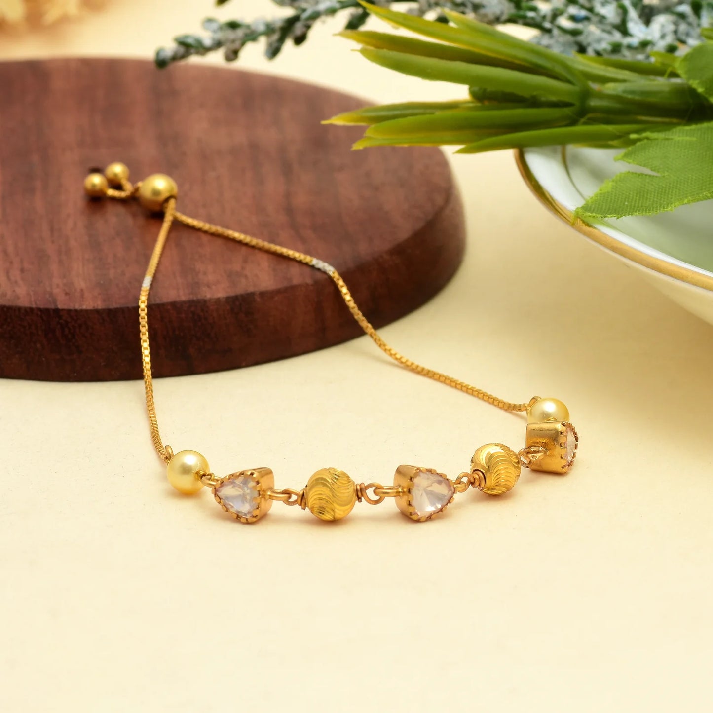 DVNYTY 925 Silver Adjustable Moissanite Bracelet