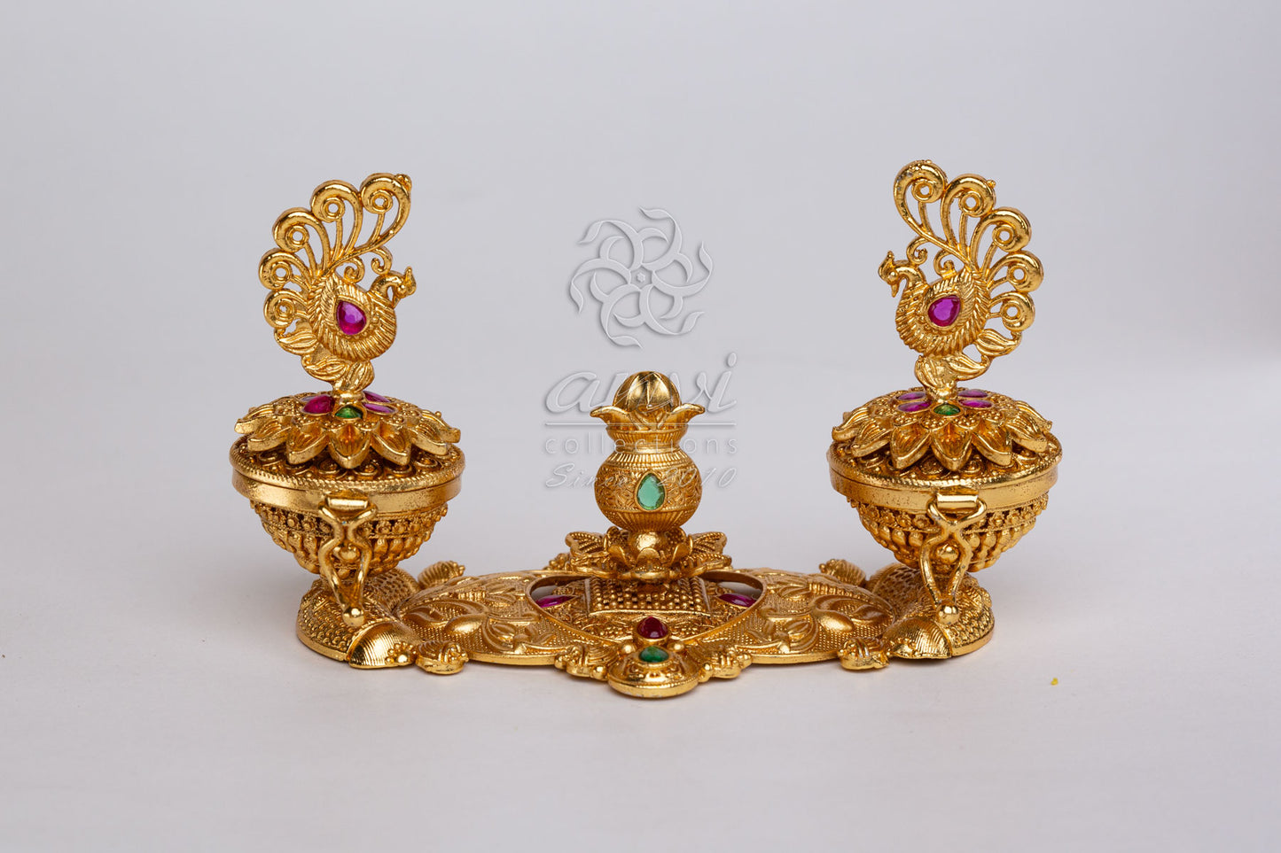Kalasham Double Kumkum Box
