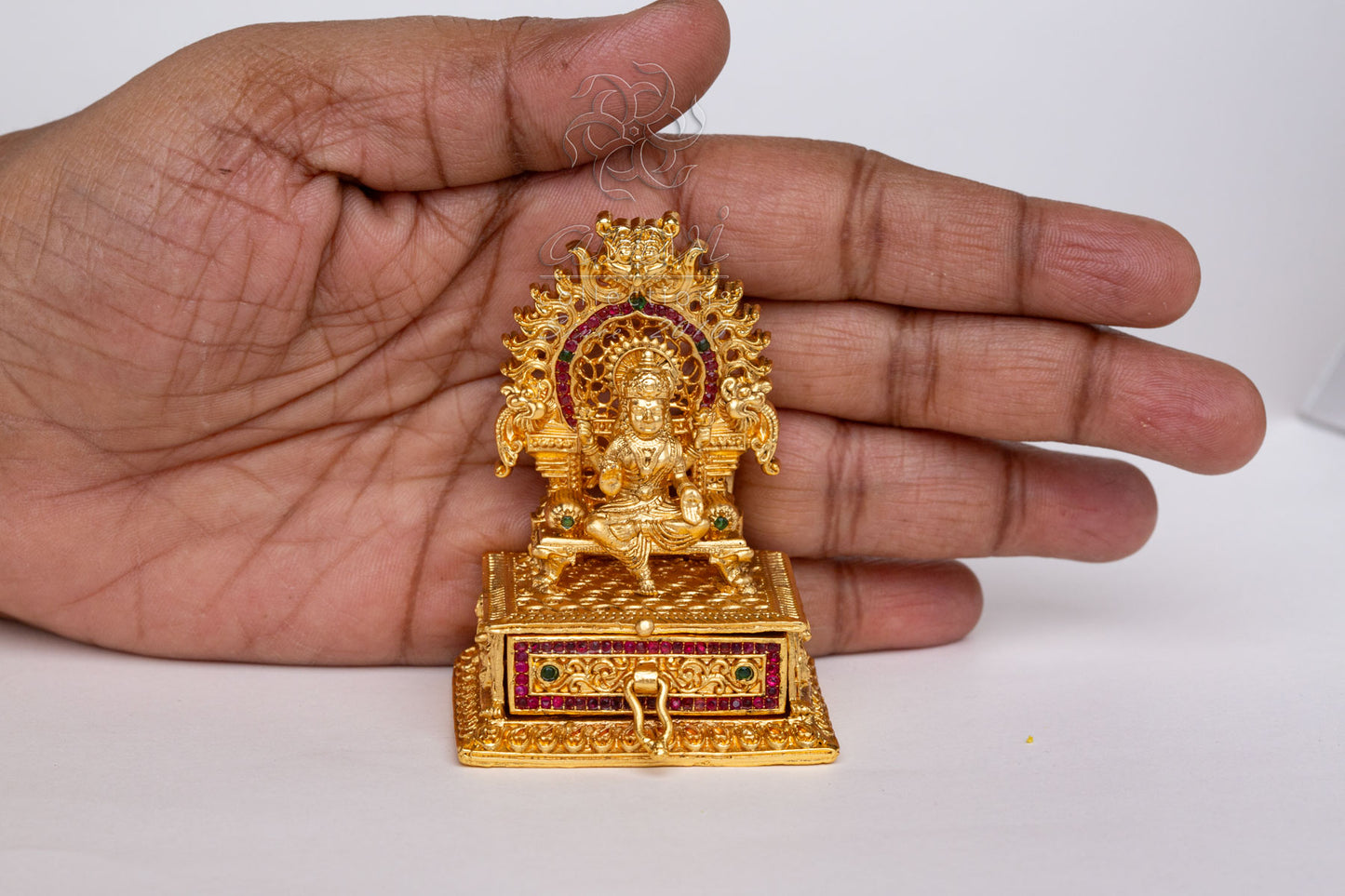 Lakshmi Mantap Kumkum Box