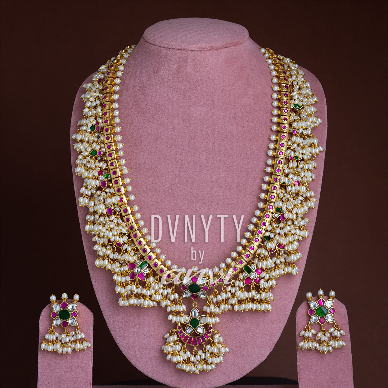 DVNYTY 925 Silver Guttapusala Long Haaram