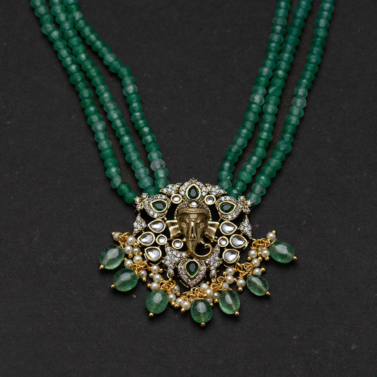 Shri Ganesh Victorian Necklace