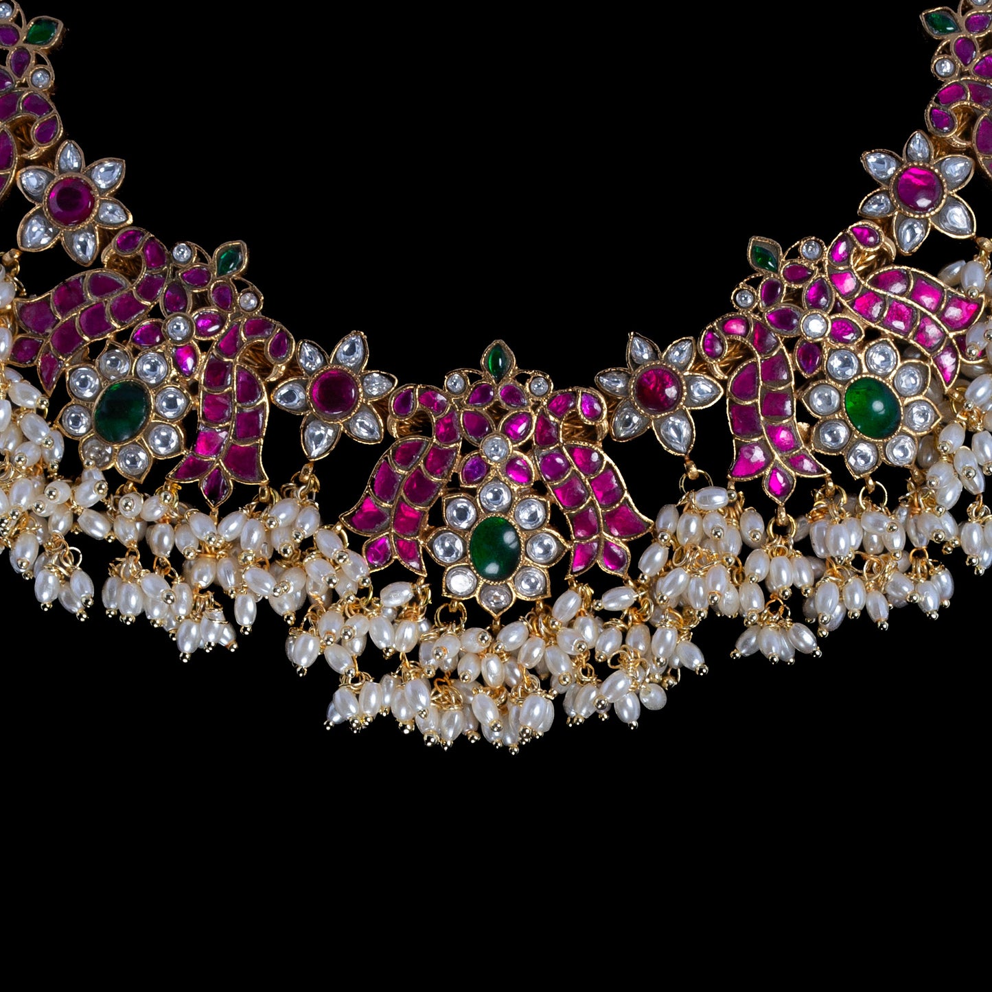 Lotus Guttapusala Choker style neckpiece