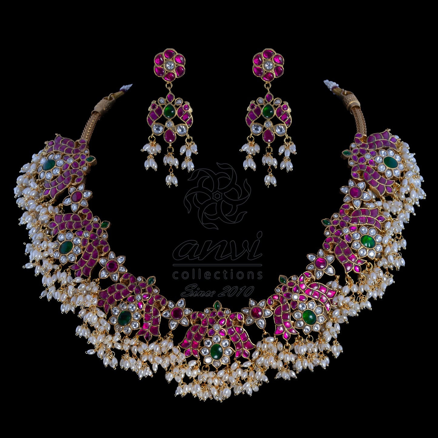 Lotus Guttapusala Choker style neckpiece