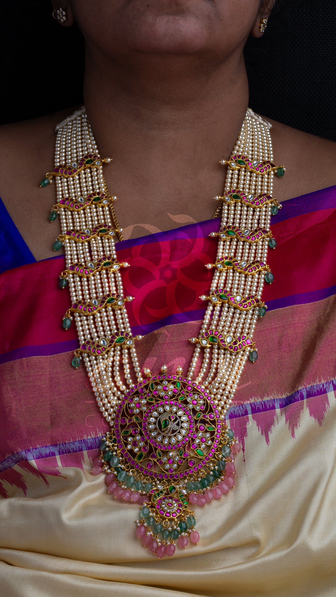 30 inches long Pearls Rani Haar