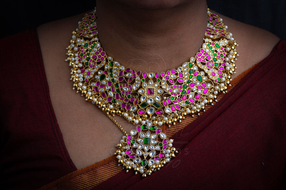 Multi Color Bridal Neckpiece