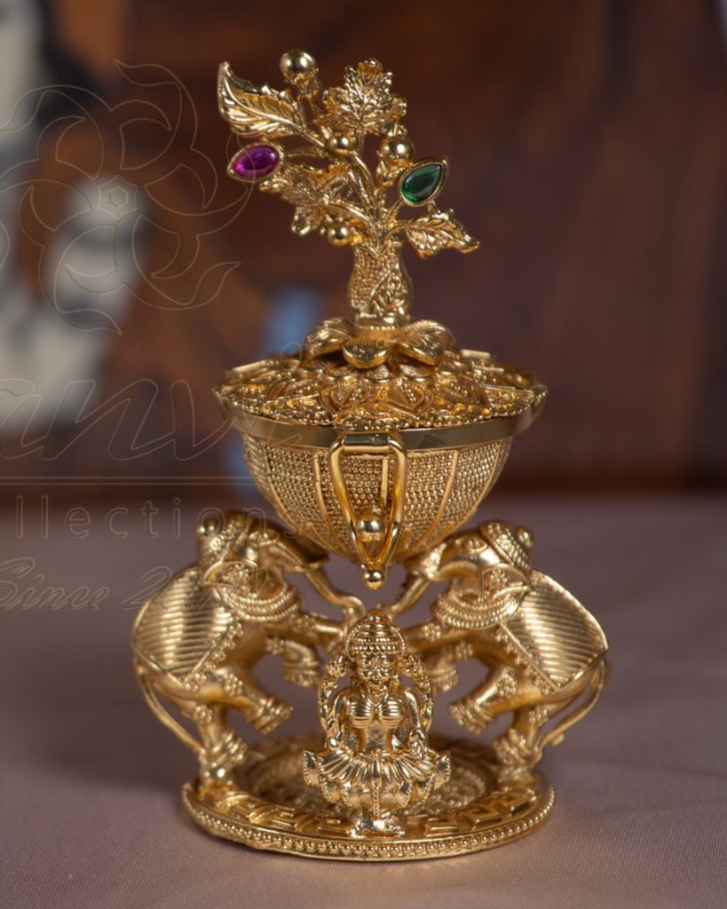 Flower Vase Kumkum Box