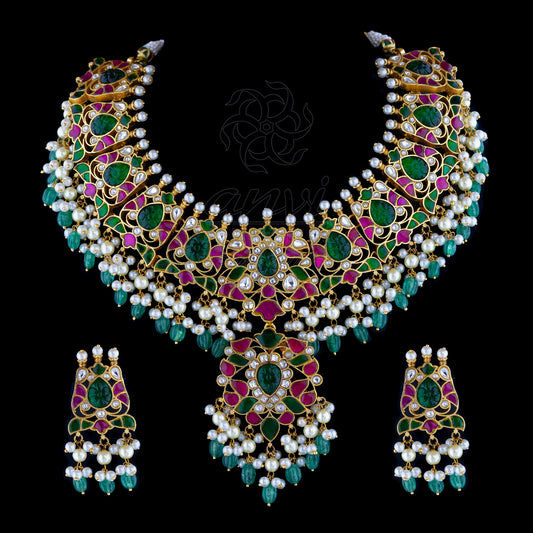 Jadau Kundan Heavy Bridal Neckpiece