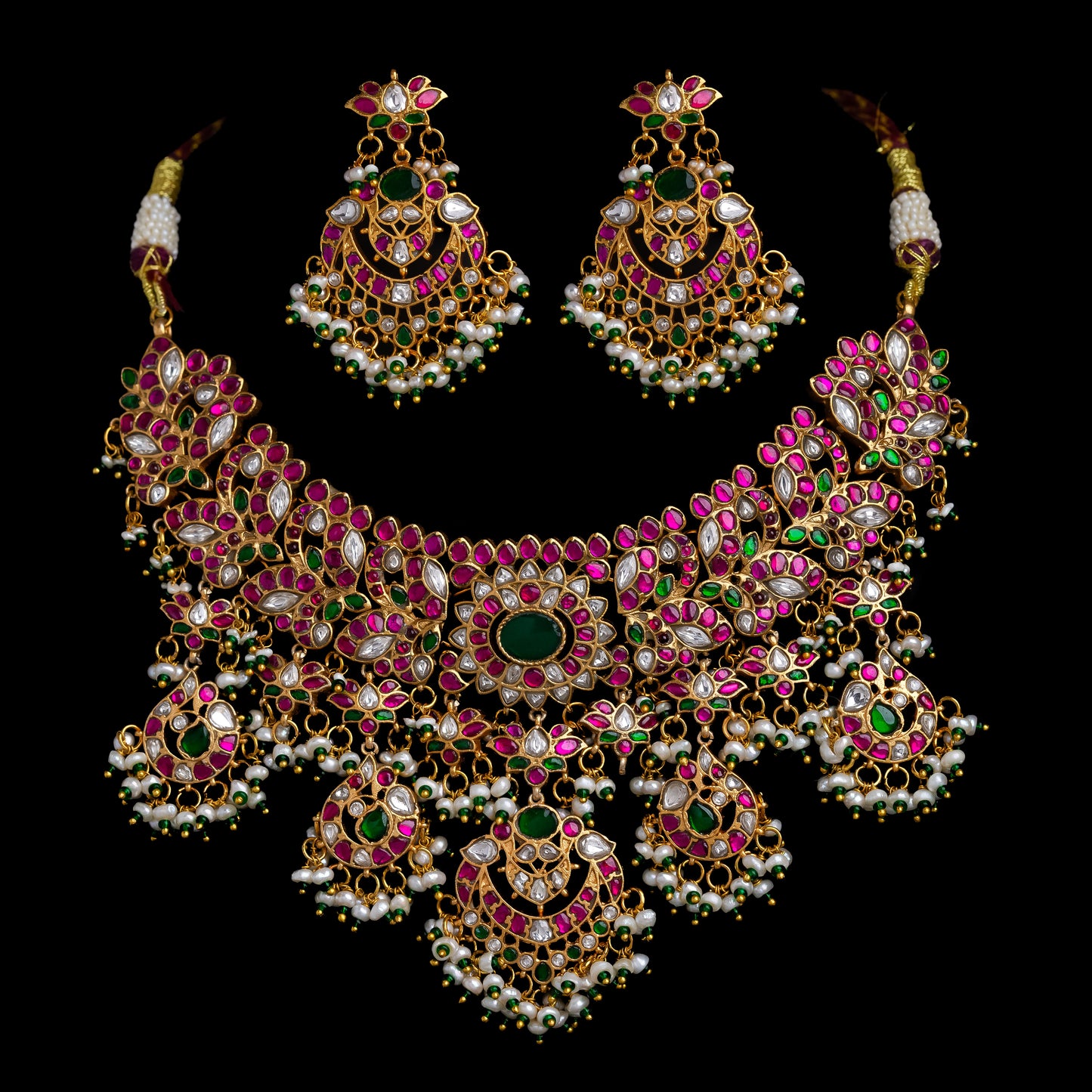 Grand Bridal Choker with Earrings