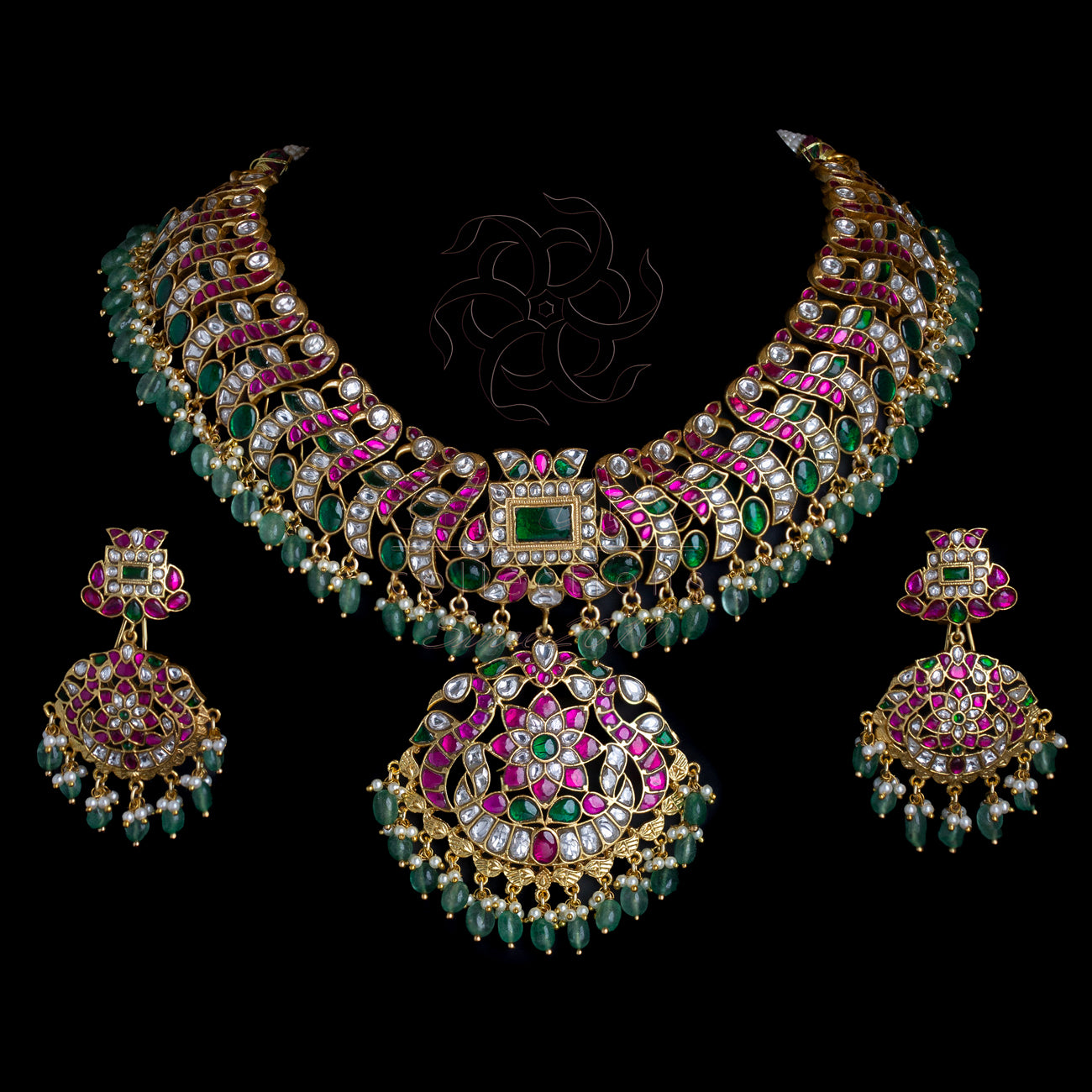 Peacock Bridal Necklace